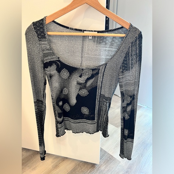 Miaou - Victoire Top Sciarpa Print - Picture 1 of 4